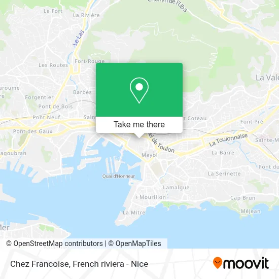 Chez Françoise map