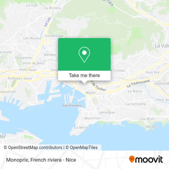 Monoprix map
