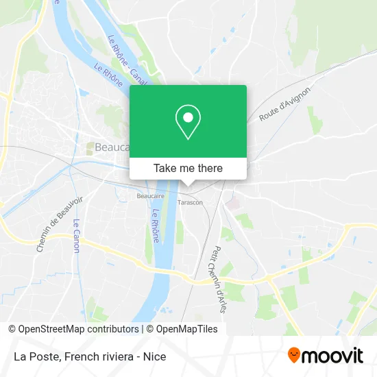 La Poste map