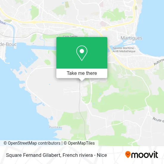 Square Fernand Gilabert map
