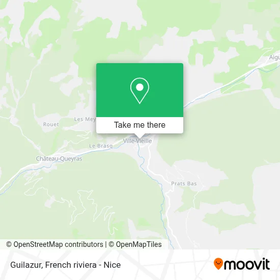 Guilazur map