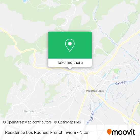 Résidence Les Roches map