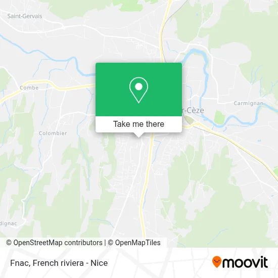 Fnac map