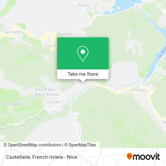 Castellane map