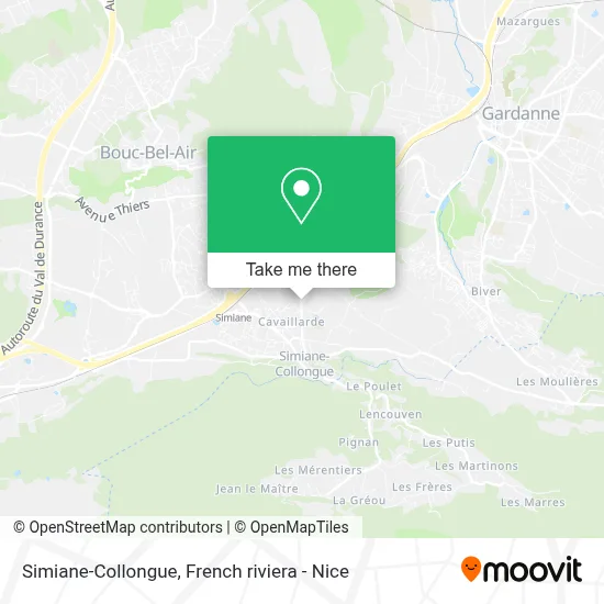 Simiane-Collongue map