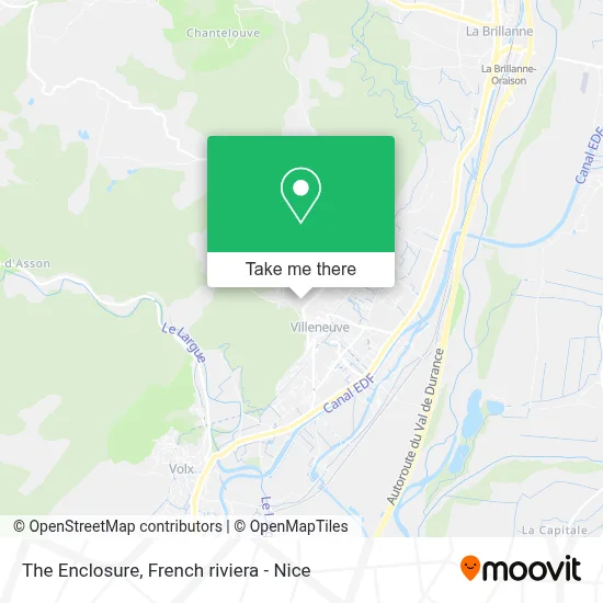 Le Clos map