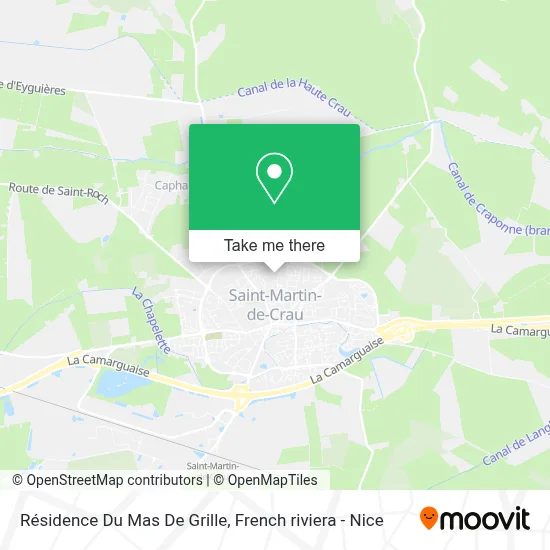 Résidence Du Mas De Grille map