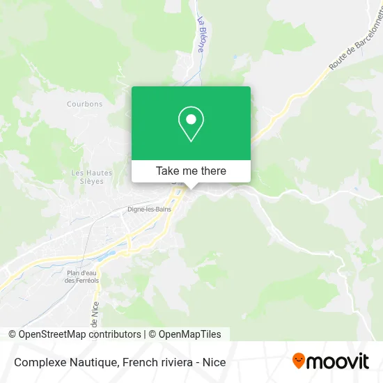 Complexe Nautique map