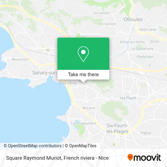 Square Raymond Muriot map