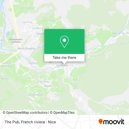 Le Pub map
