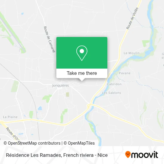 Résidence Les Ramades map