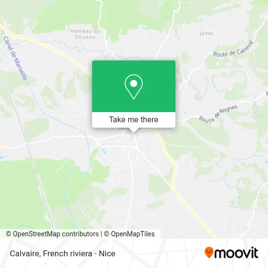 Calvaire map