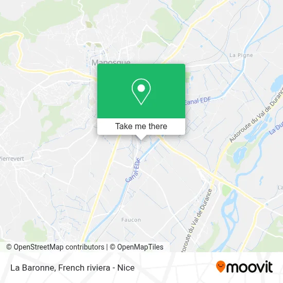 La Baronne map
