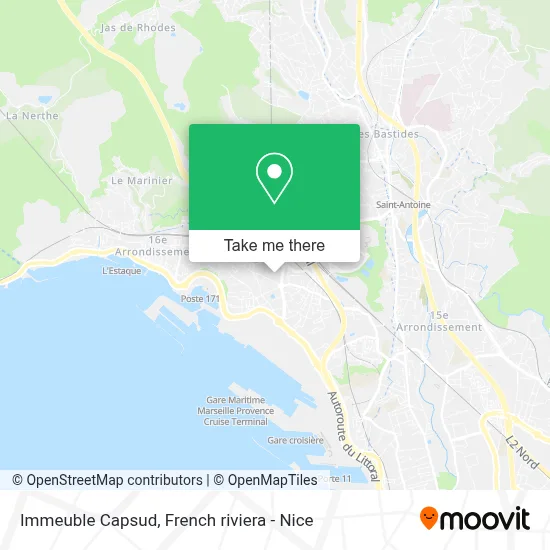Immeuble Capsud map