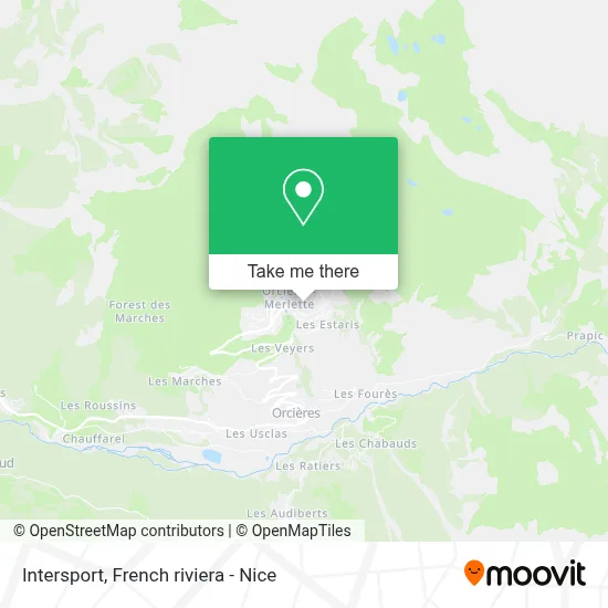 Intersport map