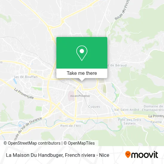 La Maison Du Handbuger map