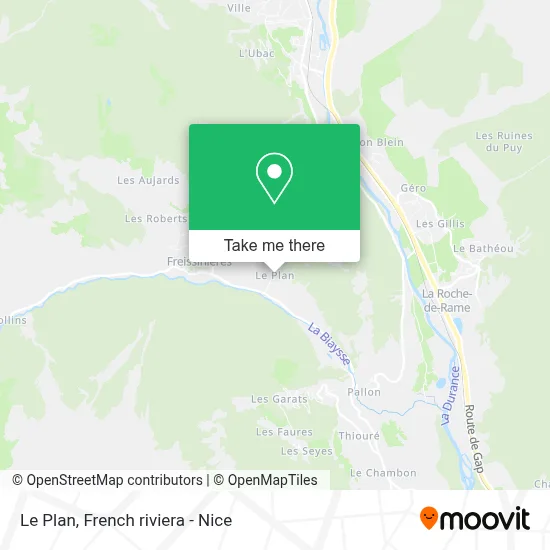 Le Plan map