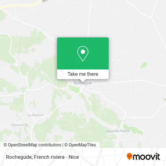 Mapa Rochegude