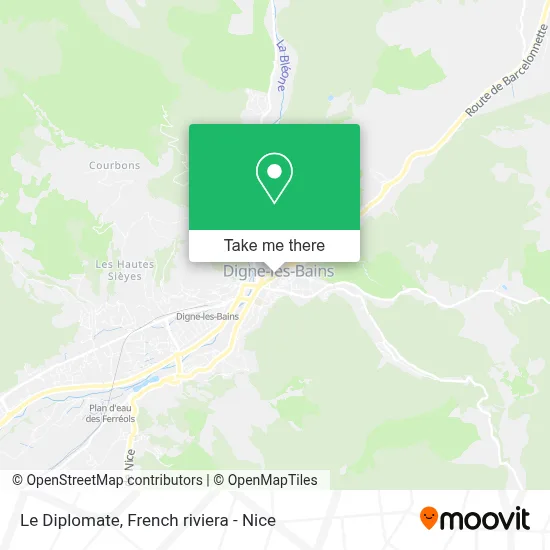 Le Diplomate map