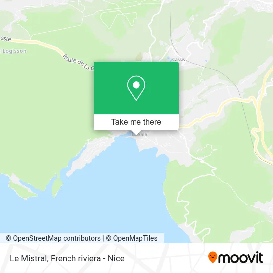 Le Mistral map