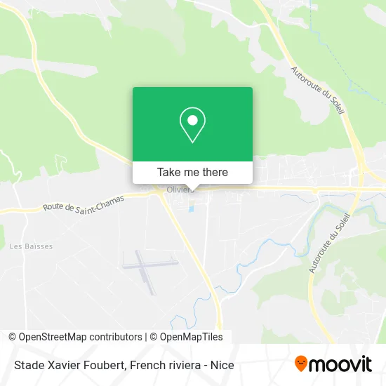 Stade Xavier Foubert map