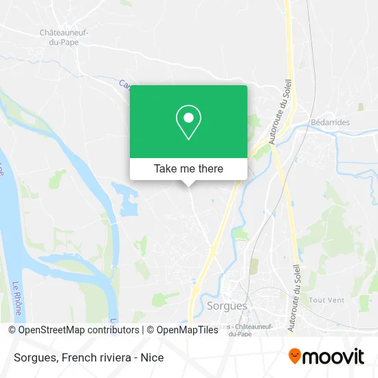 Sorgues map
