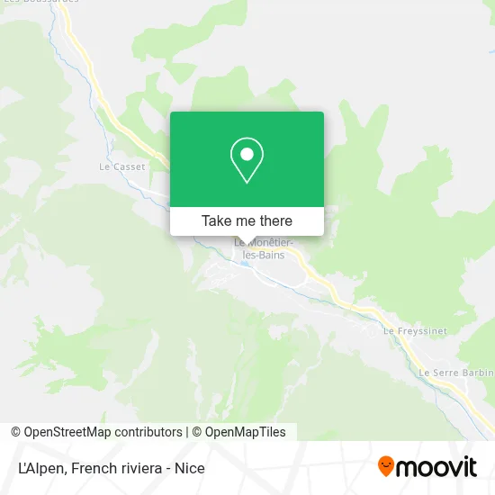L'Alpen map