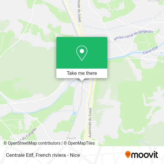 Centrale Edf map