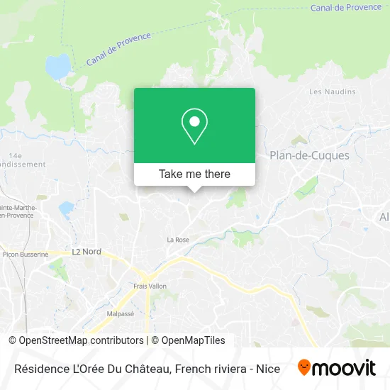 Résidence L'Orée Du Château map