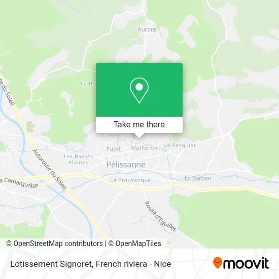 Lotissement Signoret map
