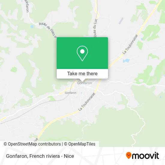 Gonfaron map