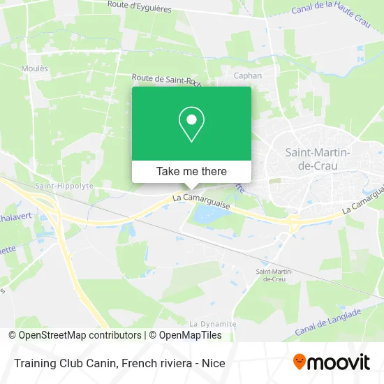 Training Club Canin map