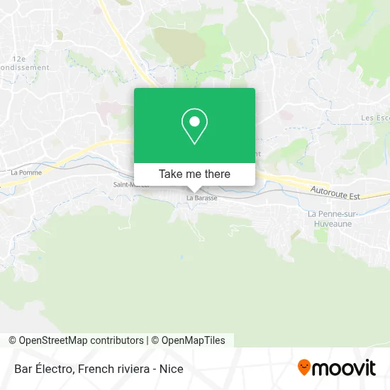 Bar Électro map
