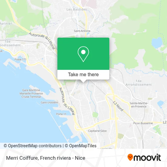 Merri Coiffure map
