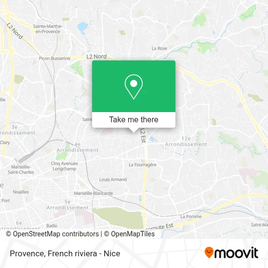 Provence map