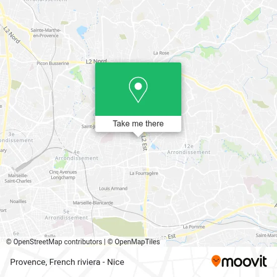 Provence map