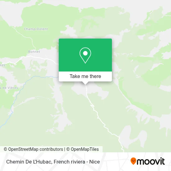 Chemin De L'Hubac map