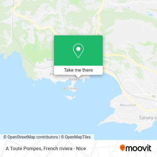 A Toute Pompes map