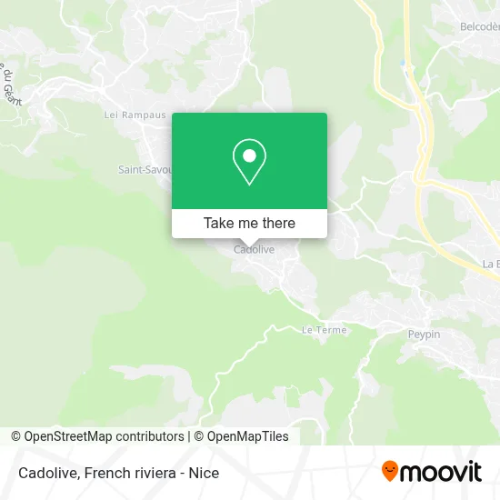 Cadolive map