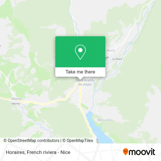 Horaires map