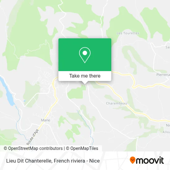 Lieu Dit Chanterelle map