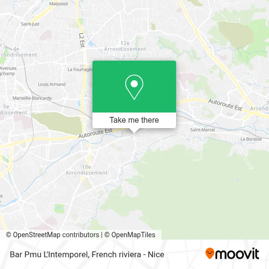 Bar Pmu L'Intemporel map