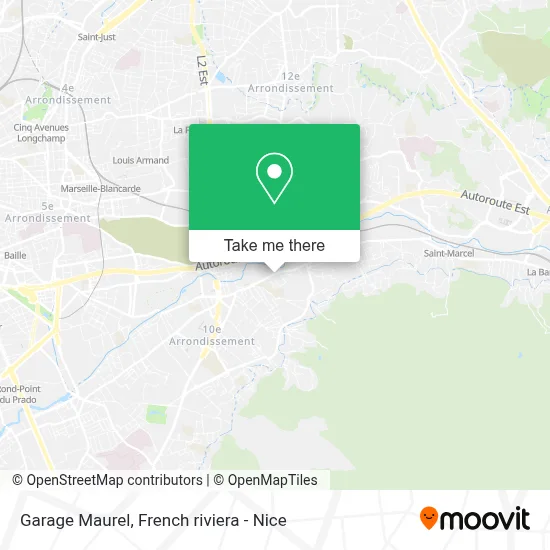 Garage Maurel map
