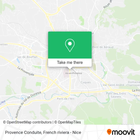 Provence Conduite map