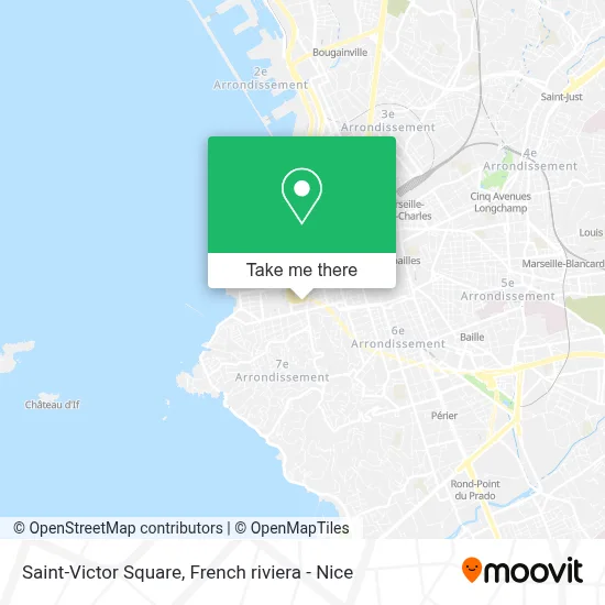 Place Saint-Victor map