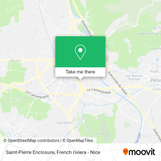 Clos Saint-Pierre map