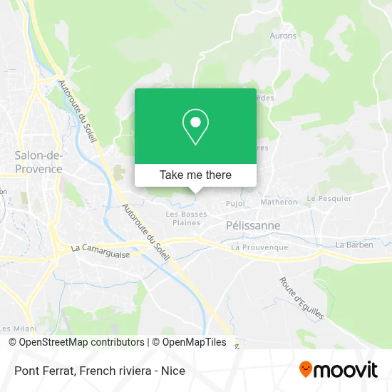 Pont Ferrat map