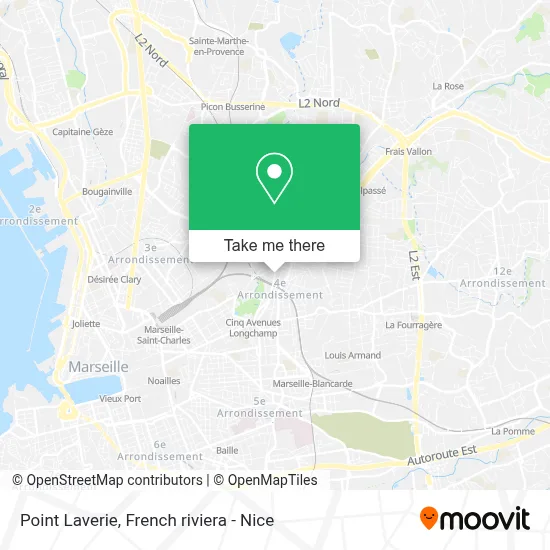 Point Laverie map