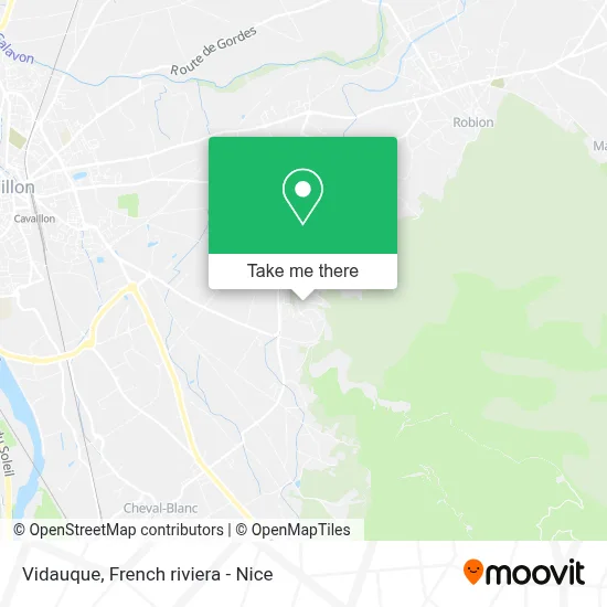 Vidauque map