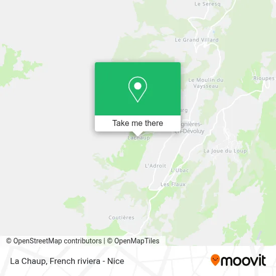 La Chaup map
